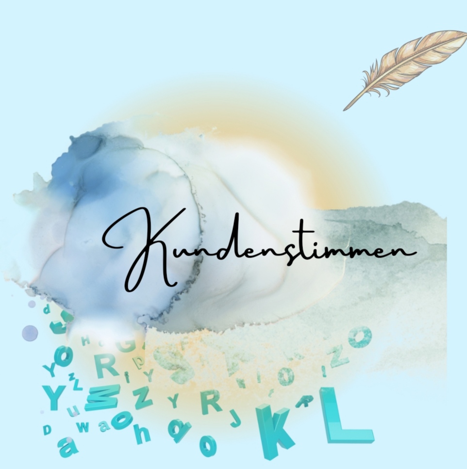 Wortgestöber, Logo Kundenstimmen